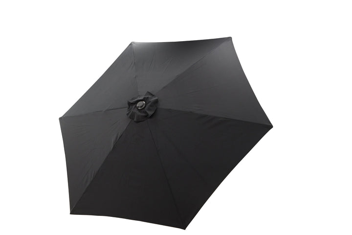 Venture Home Leeds Umbrella - 3m - Grey Alu / Black Fabric