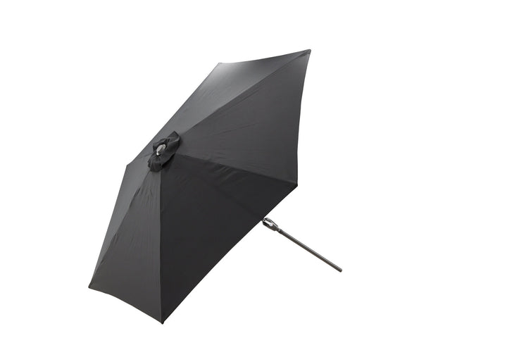 Venture Home Leeds Umbrella - 3m - Grey Alu / Black Fabric
