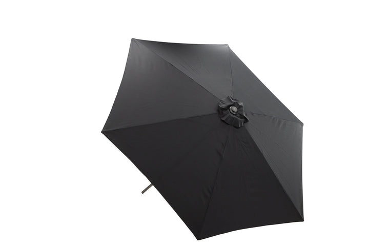 Venture Home Leeds Umbrella - 3m - Grey Alu / Black Fabric