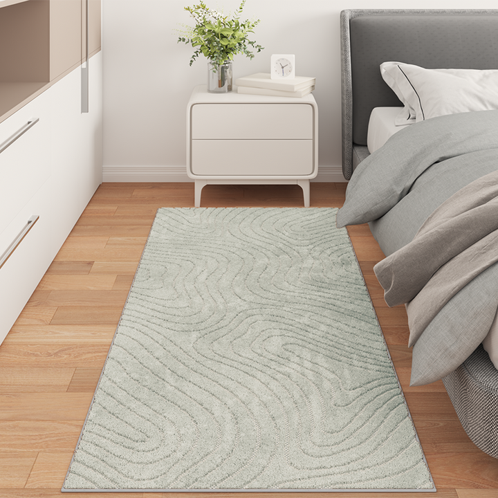 Områdetæpper Rektangulær PALMERAS Grøn 80 x 150 cm Polyester