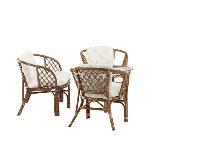 Venture Home Wera Lounge set (3+2+) Rattan /Offwhite Cushion - Ersätter 1572-6011