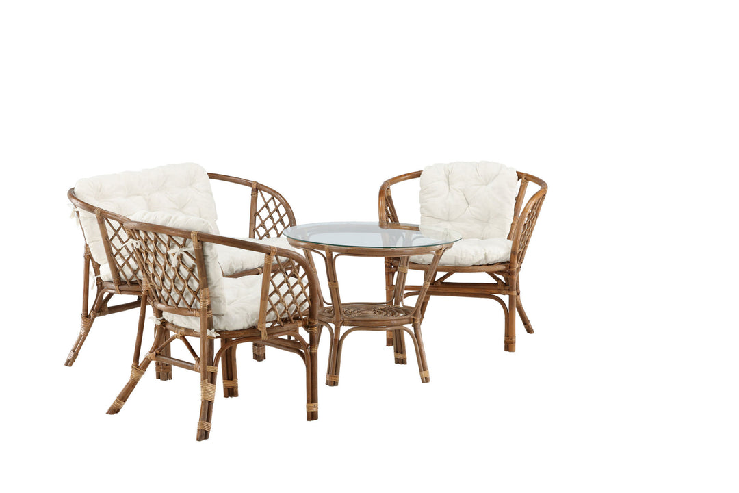 Venture Home Wera Lounge set (3+2+) Rattan /Offwhite Cushion - Ersätter 1572-6011