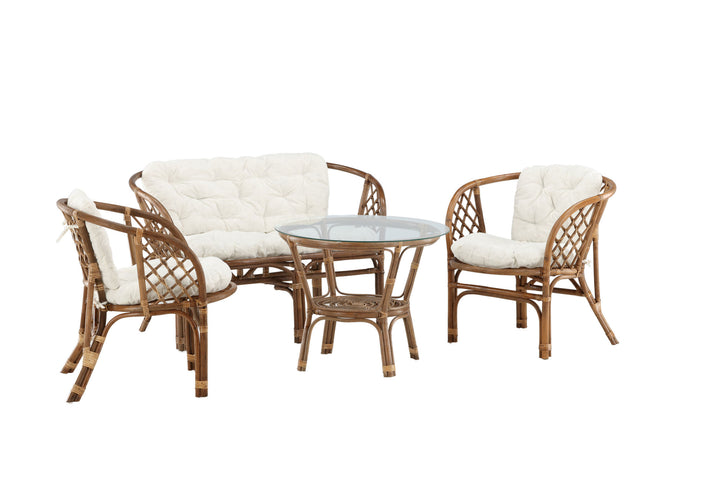 Venture Home Wera Lounge set (3+2+) Rattan /Offwhite Cushion - Ersätter 1572-6011