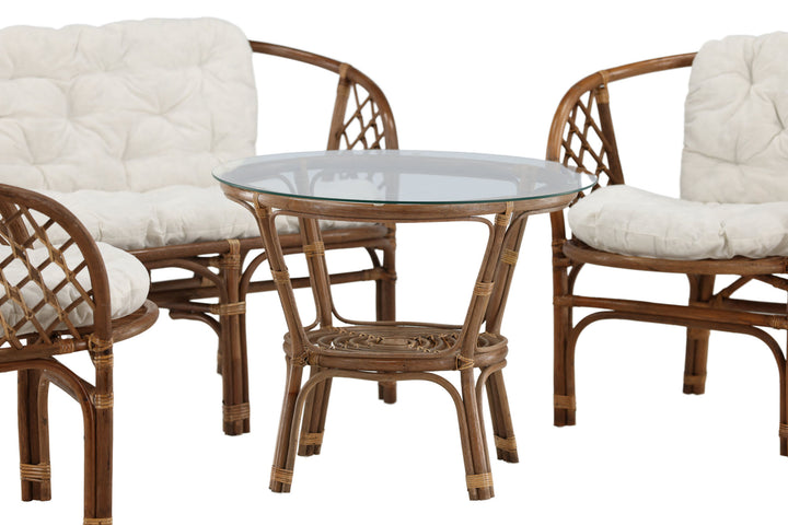 Venture Home Wera Lounge set (3+2+) Rattan /Offwhite Cushion - Ersätter 1572-6011