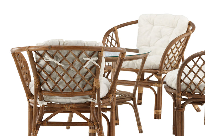 Venture Home Wera Lounge set (3+2+) Rattan /Offwhite Cushion - Ersätter 1572-6011