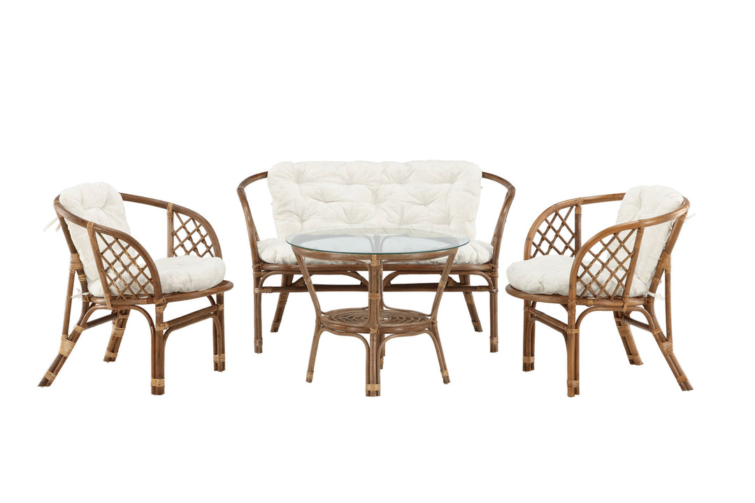 Venture Home Wera Lounge set (3+2+) Rattan /Offwhite Cushion - Ersätter 1572-6011