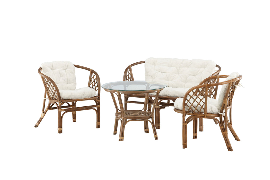 Venture Home Wera Lounge set (3+2+) Rattan /Offwhite Cushion - Ersätter 1572-6011