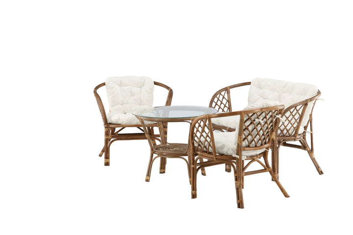 Venture Home Wera Lounge set (3+2+) Rattan /Offwhite Cushion - Ersätter 1572-6011
