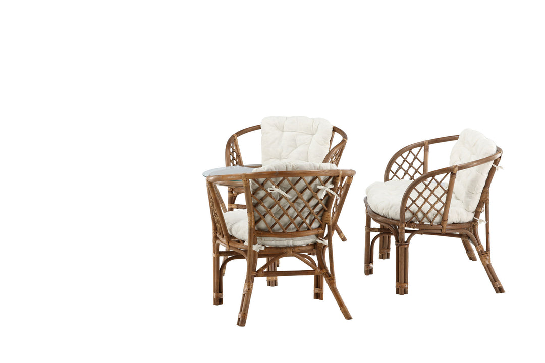 Venture Home Wera Lounge set (3+2+) Rattan /Offwhite Cushion - Ersätter 1572-6011