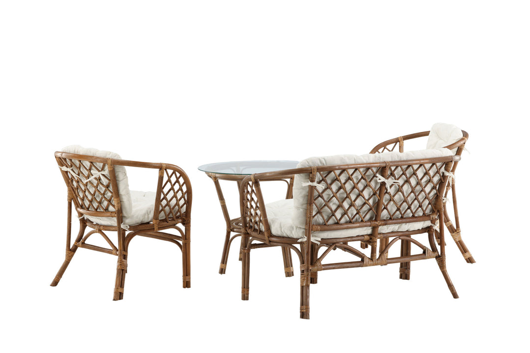 Venture Home Wera Lounge set (3+2+) Rattan /Offwhite Cushion - Ersätter 1572-6011