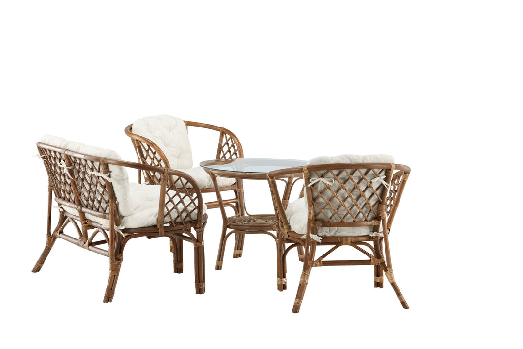 Venture Home Wera Lounge set (3+2+) Rattan /Offwhite Cushion - Ersätter 1572-6011
