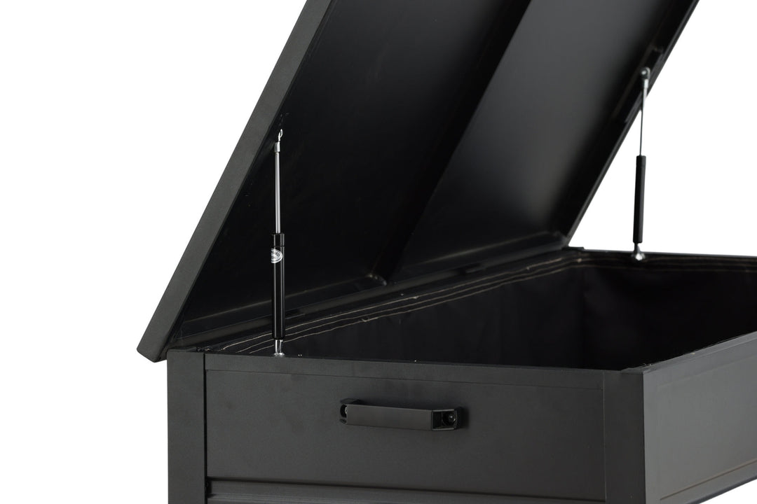 Venture Home Elsa cushion box - black 130*60*60 - Ersätter 1011-408