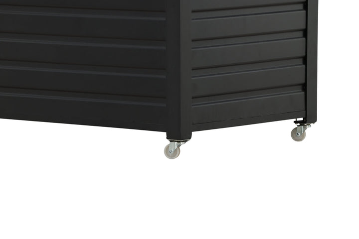 Venture Home Elsa cushion box - black 130*60*60 - Ersätter 1011-408
