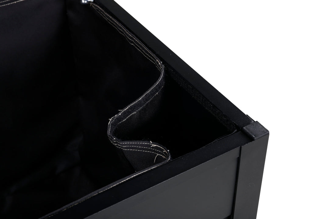 Venture Home Elsa cushion box - black 130*60*60 - Ersätter 1011-408