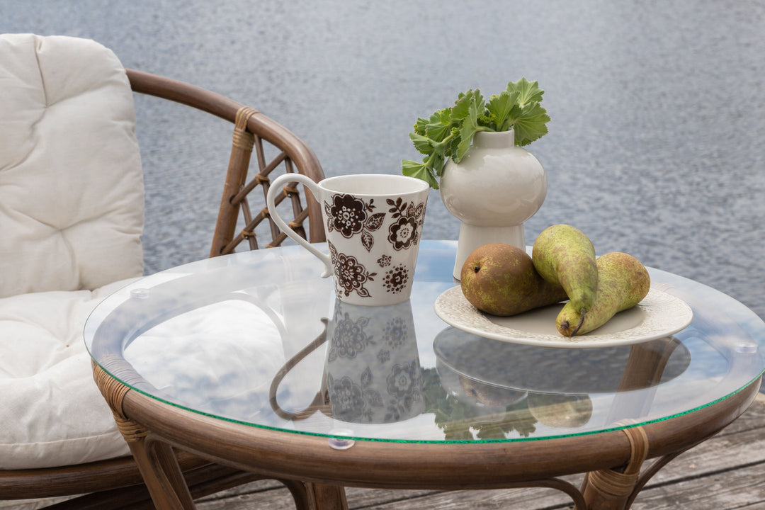 Venture Home Wera Café set (2+1) Rattan / Offwhite Cushion - Ersätter 1573-6011