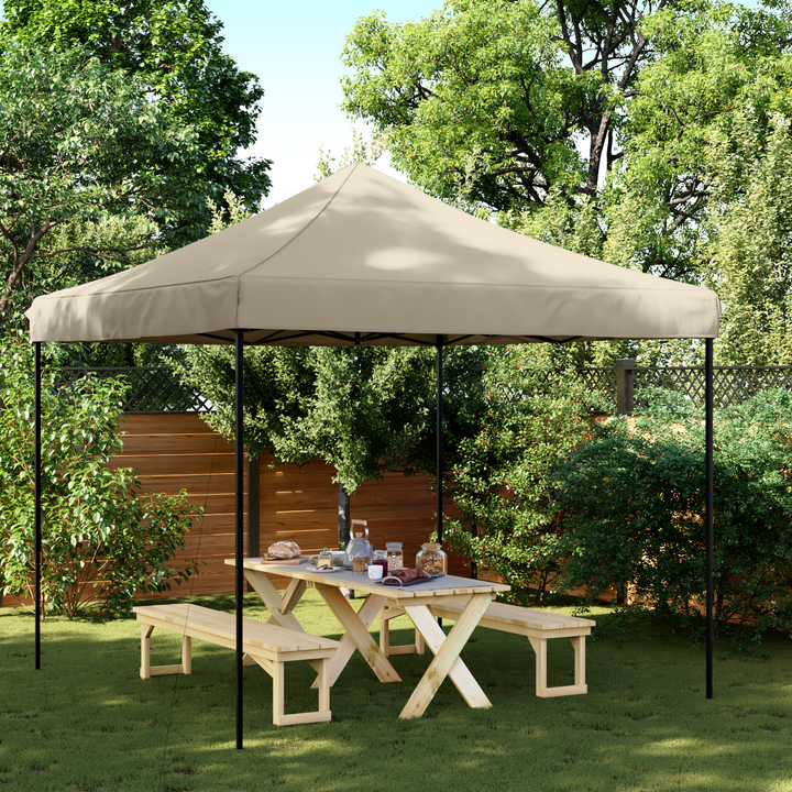 Party Tent Gråbrun 292 x 292 x 315 cm Oxford stof
