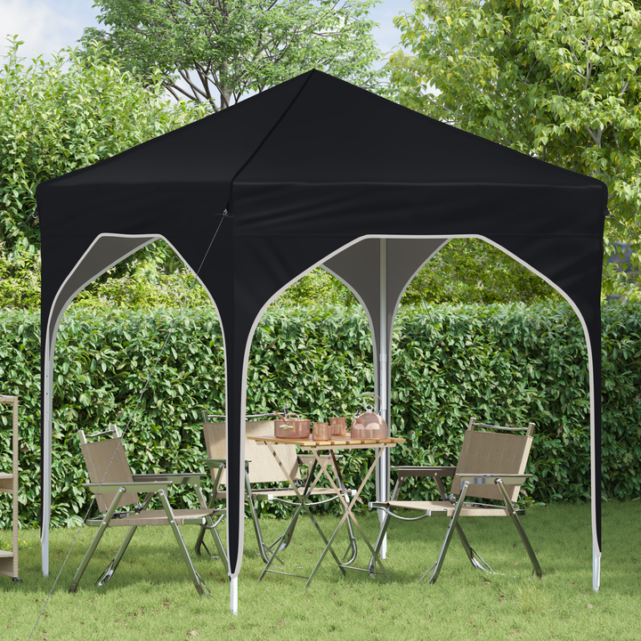Pop-up Festtelt 194 x 194 x 245 cm Antracit