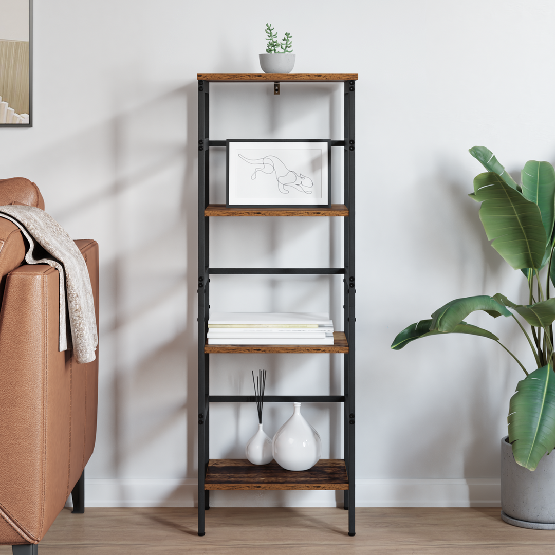 Bogreol Gammelt træ 40 x 29,5 x 115 cm Konstrueret træ