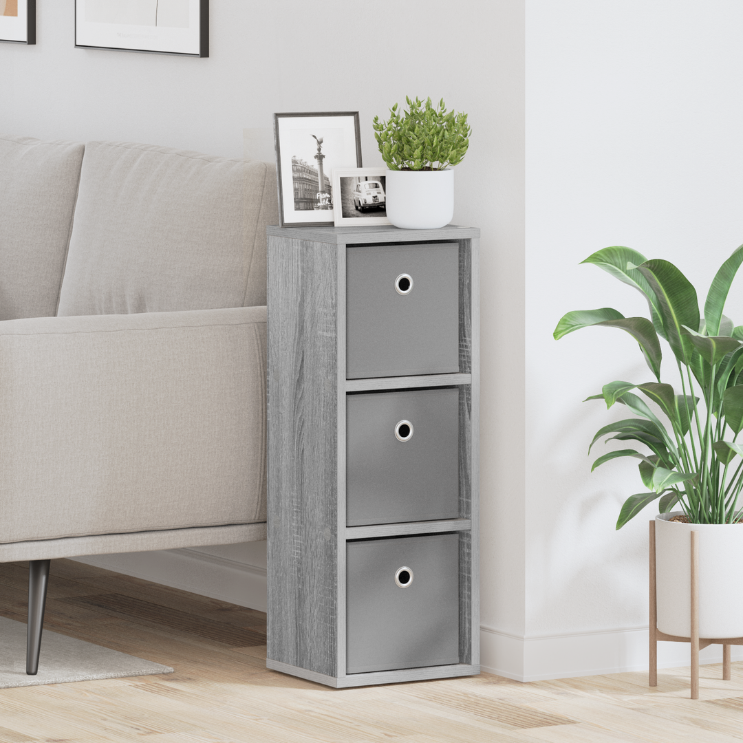 Sideboard med skuffe Grå Sonoma 25,5 x 22 x 69,5 cm
