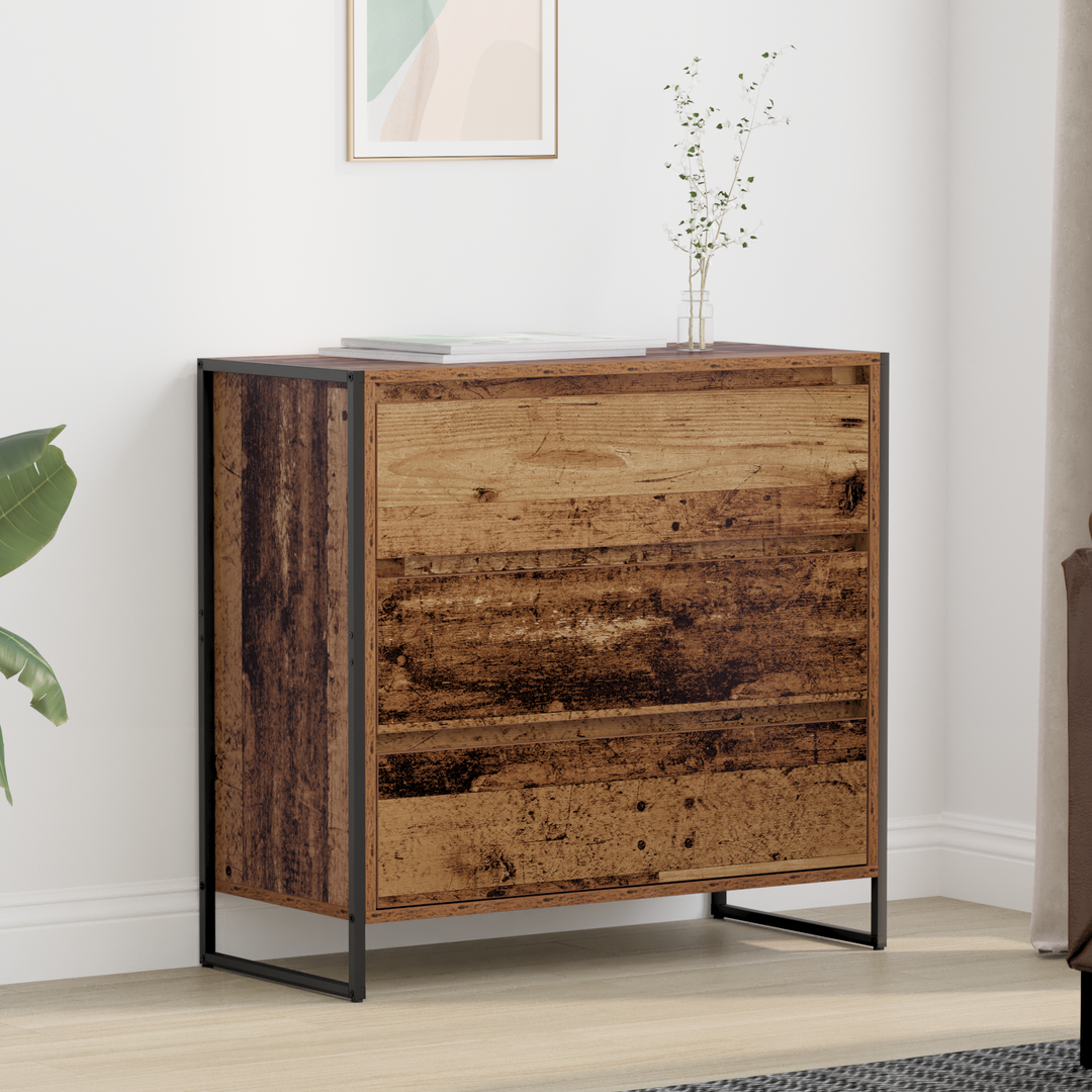 Sideboard Gammelt træ 79 x 36 x 75.5 cm Konstrueret træ