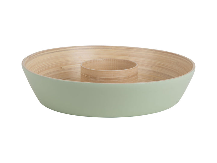 present time Bowl Puro chip & dip bamboo soft green