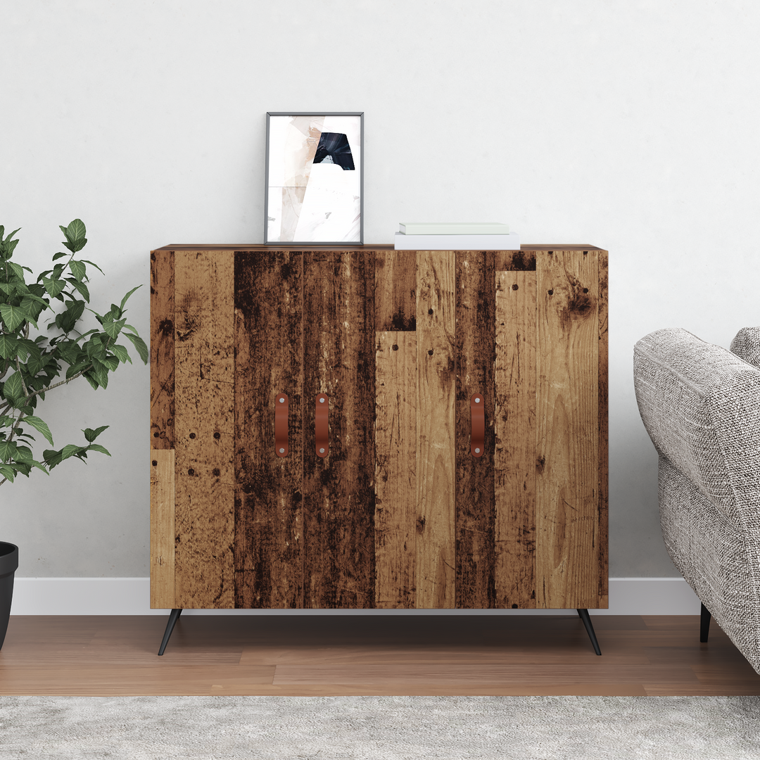 Sideboard Gammelt træ 89,5 x 34 x 80 cm Konstrueret træ