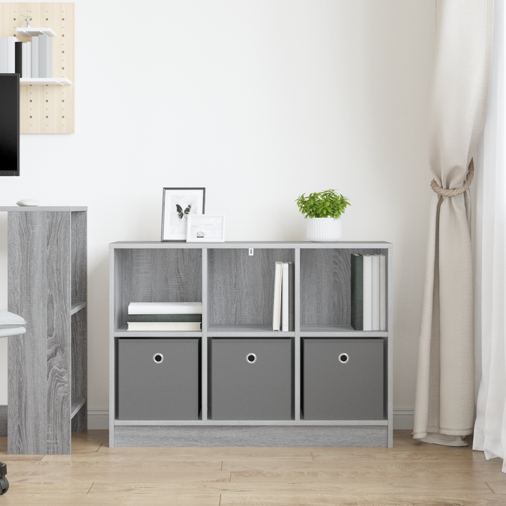 Sideboard med skuffe Grå Sonoma 88,5 x 27,5 x 63,5 cm