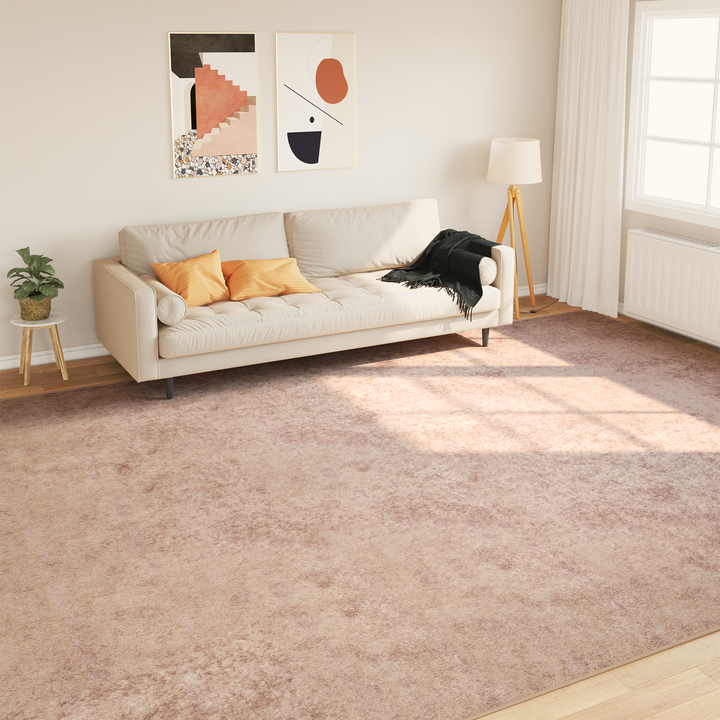 Tæppe Runner MARSA Sandfarvet 300 x 400 cm Polyester og PVC