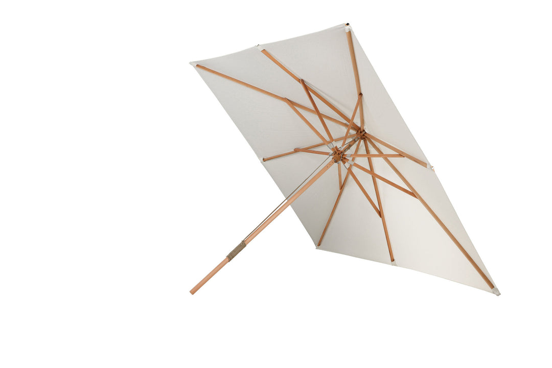 Venture Home Naxos Umbrella - 3*3m - Wood / Ecru Fabric