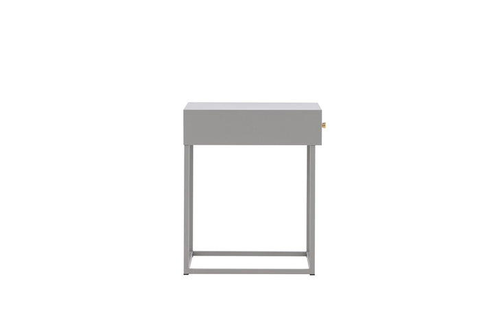 Venture Home Bakal Bedside Table - Light grey /  Light grey