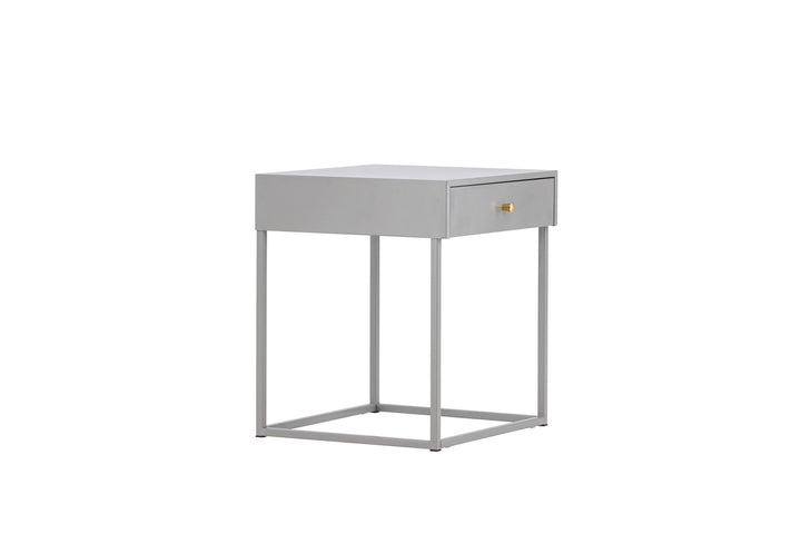 Venture Home Bakal Bedside Table - Light grey /  Light grey