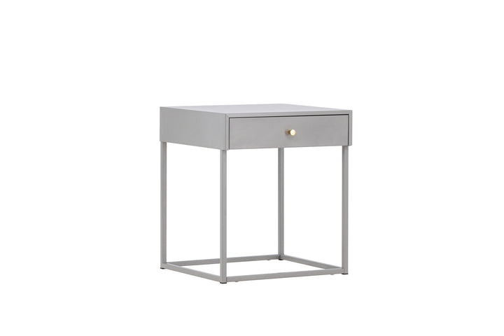 Venture Home Bakal Bedside Table - Light grey /  Light grey