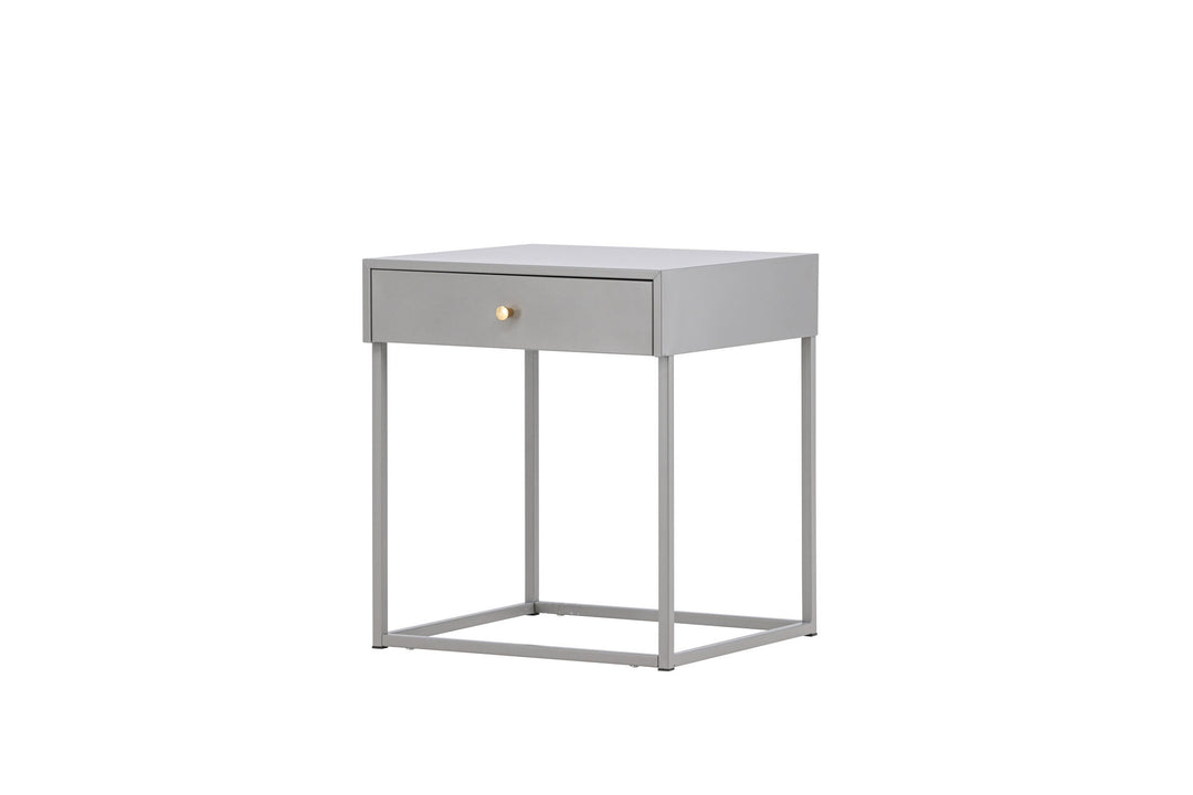 Venture Home Bakal Bedside Table - Light grey /  Light grey