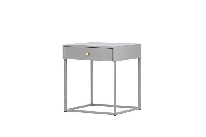 Venture Home Bakal Bedside Table - Light grey /  Light grey