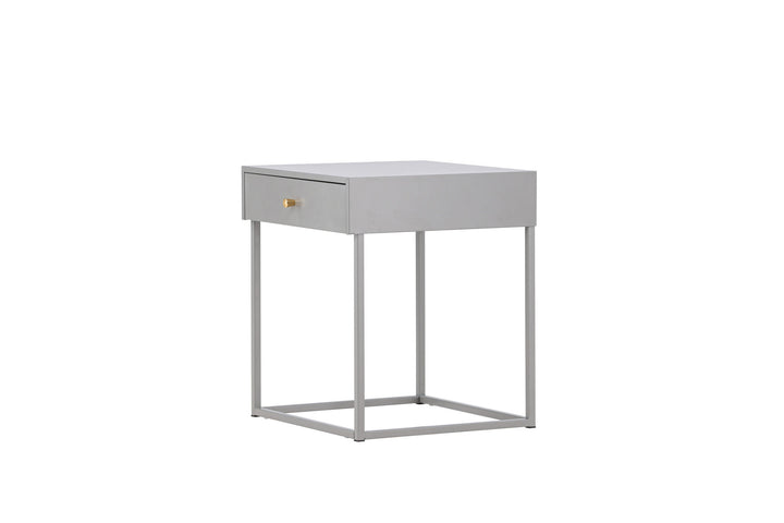 Venture Home Bakal Bedside Table - Light grey /  Light grey
