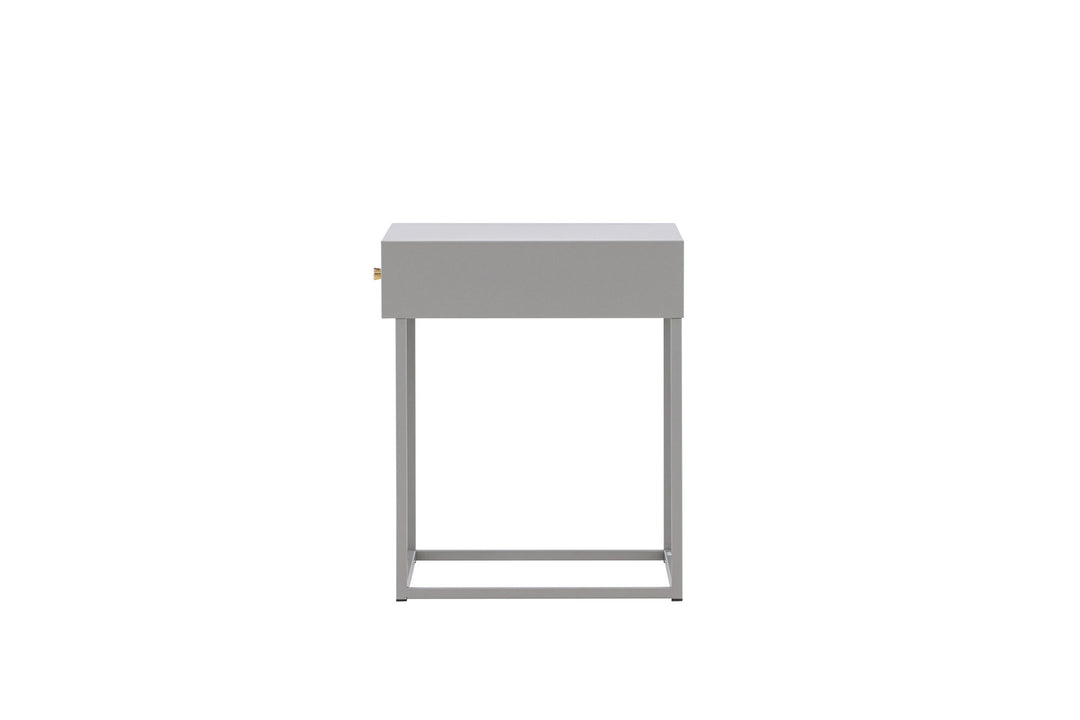 Venture Home Bakal Bedside Table - Light grey /  Light grey