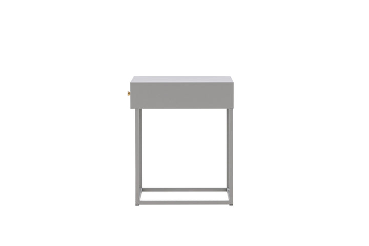 Venture Home Bakal Bedside Table - Light grey /  Light grey