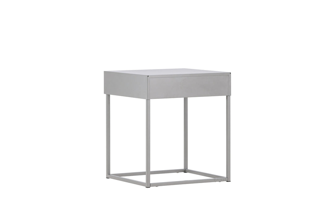 Venture Home Bakal Bedside Table - Light grey /  Light grey