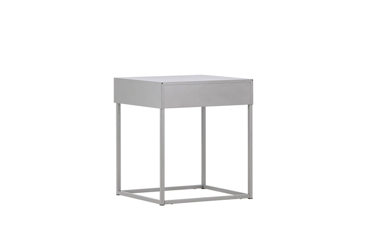 Venture Home Bakal Bedside Table - Light grey /  Light grey
