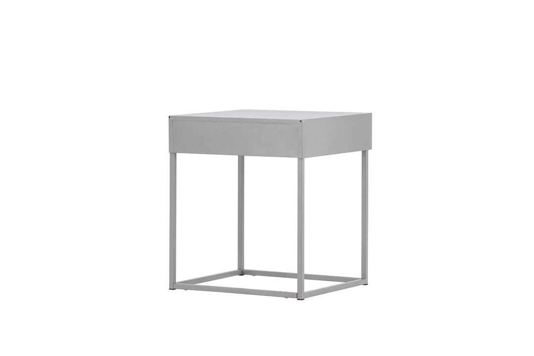 Venture Home Bakal Bedside Table - Light grey /  Light grey