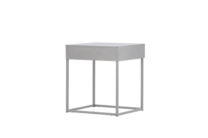 Venture Home Bakal Bedside Table - Light grey /  Light grey