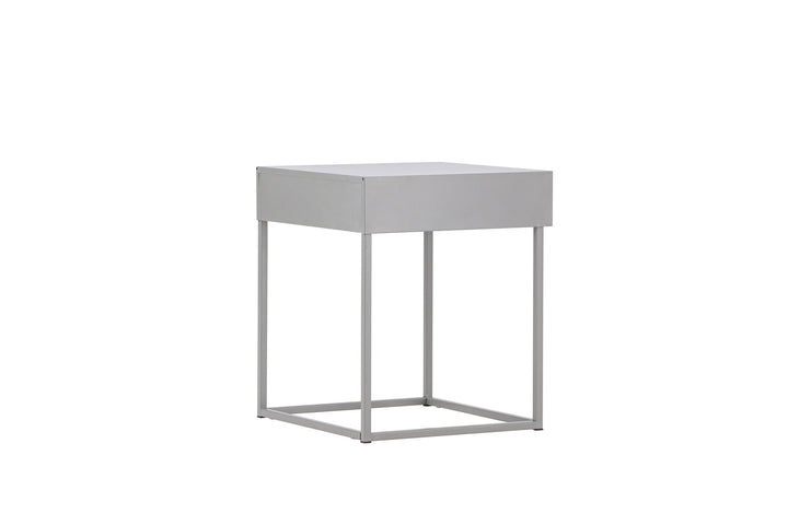 Venture Home Bakal Bedside Table - Light grey /  Light grey