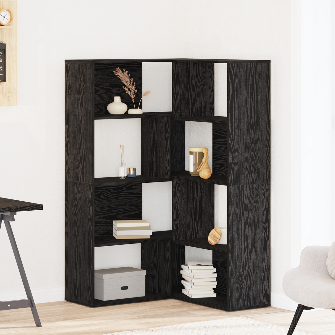 Garderobeskab 6 niveauer 85 x 85 x 140 cm Konstrueret træ