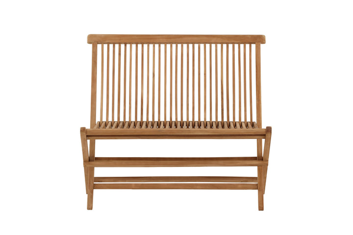 Venture Home Ghana - Folding Bench- Natural - Teak -