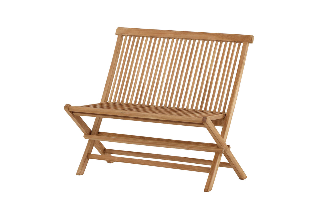 Venture Home Ghana - Folding Bench- Natural - Teak -