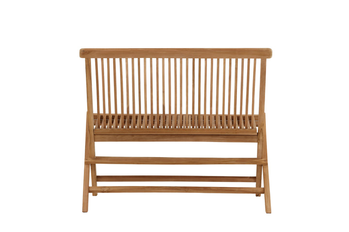 Venture Home Ghana - Folding Bench- Natural - Teak -