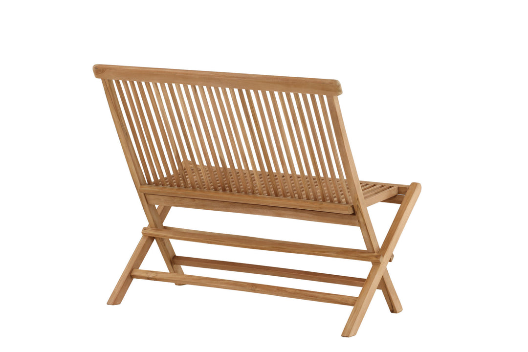 Venture Home Ghana - Folding Bench- Natural - Teak -