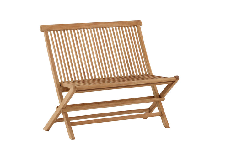 Venture Home Ghana - Folding Bench- Natural - Teak -