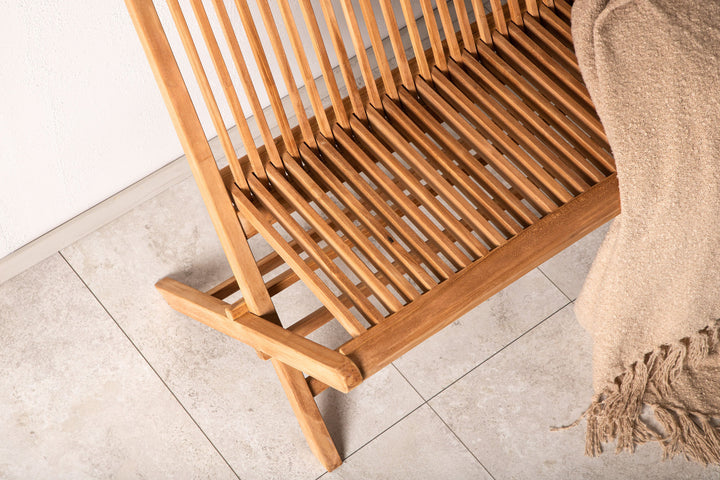 Venture Home Ghana - Folding Bench- Natural - Teak -