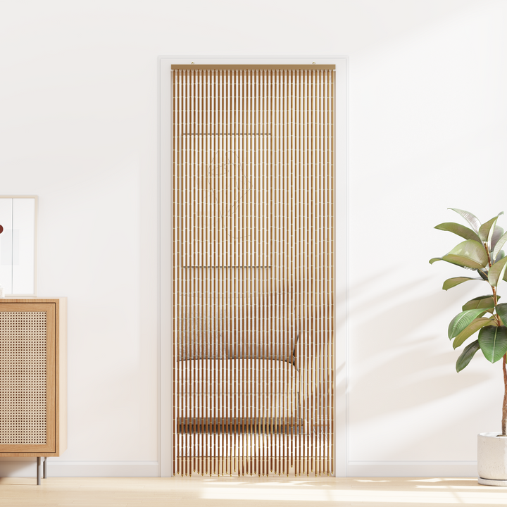 Insekt Dør Gardin flerfarvet 90 x 200 cm Bambus
